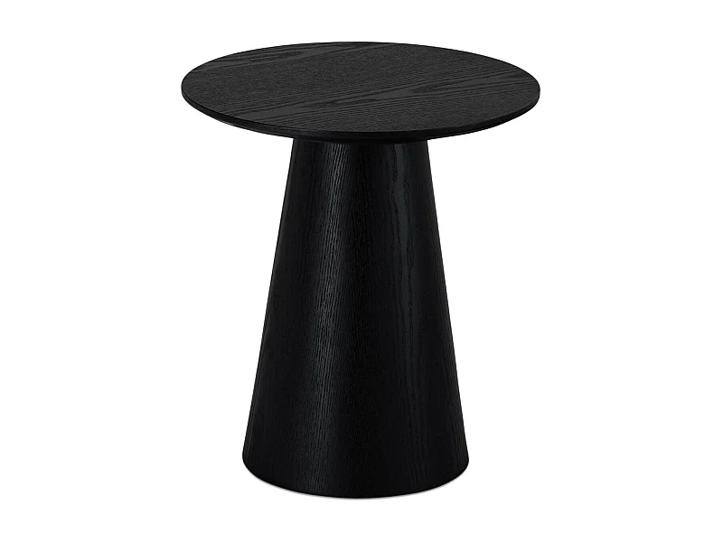 Ronde Salontafel Tango - MDF & egetræsfinér - Zwart