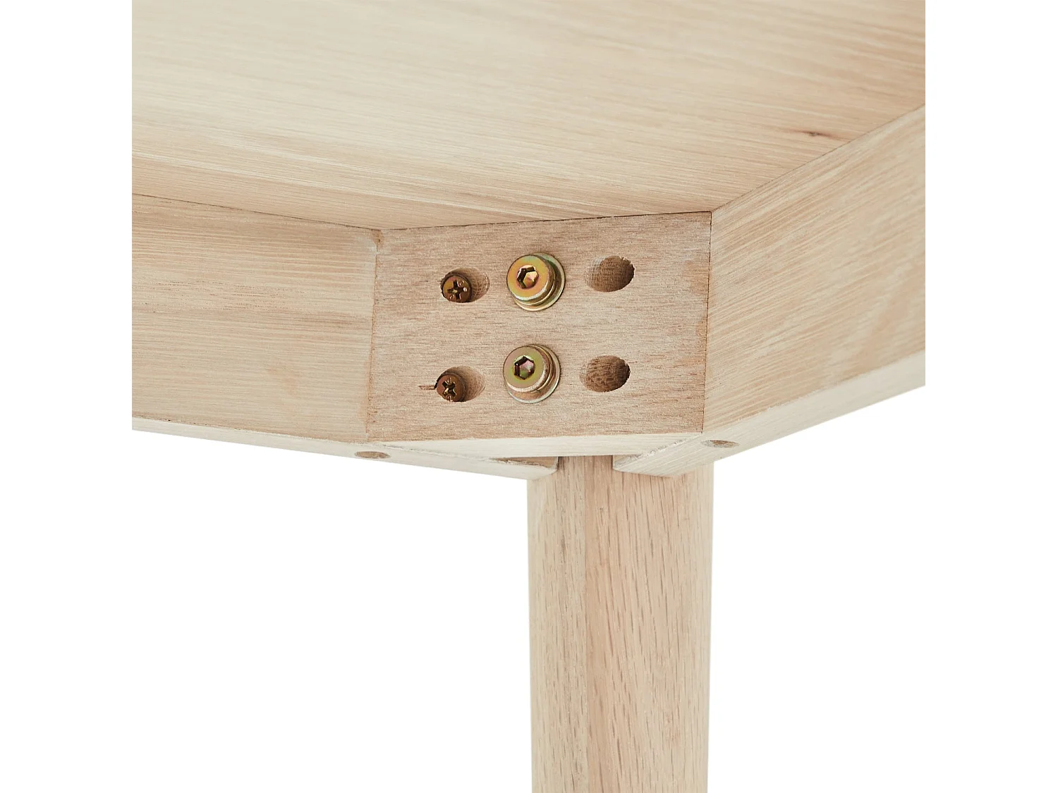 Rechthoekige Salontafel Texas - Massief eikenhout - Naturel