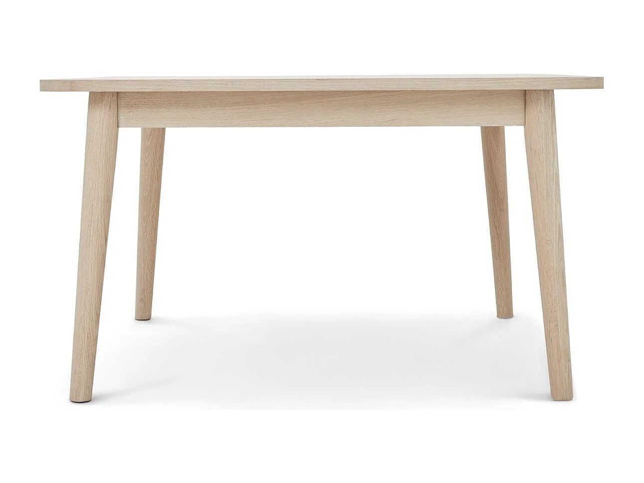 Table basse Nyborg - Carrée - Chêne massif et - huile blanche