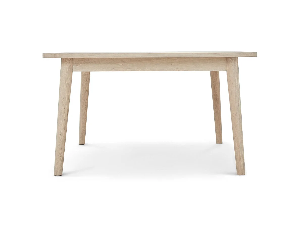 Table basse Nyborg - Carrée - Chêne massif et - huile blanche