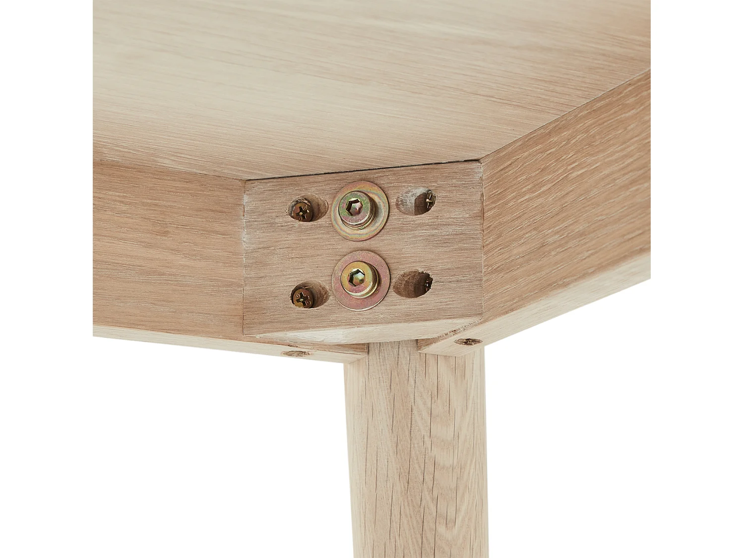 Rechthoekige Salontafel Texas - Massief eikenhout - Naturel