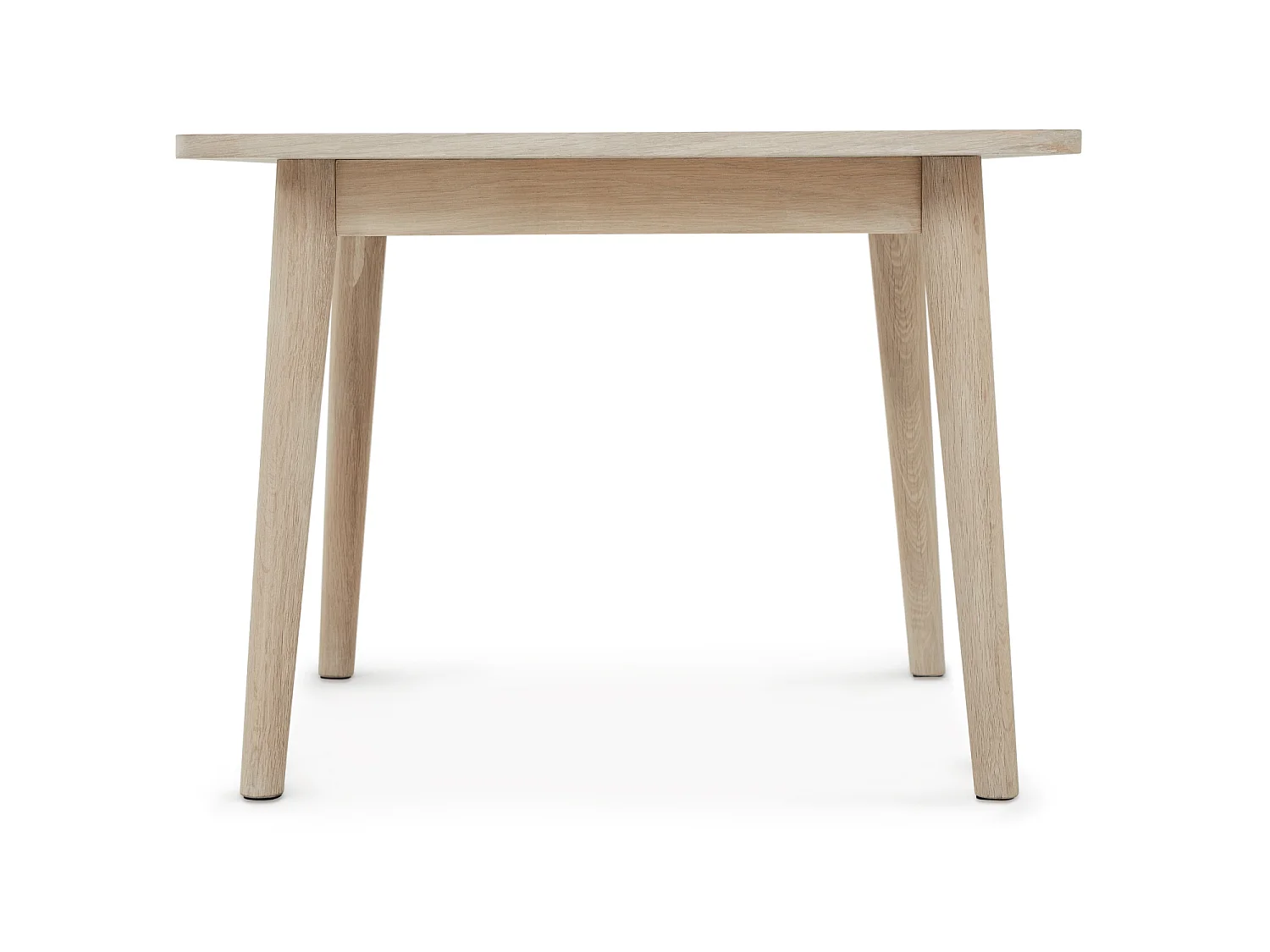 Table basse Nyborg - Carrée - Chêne massif et - huile blanche