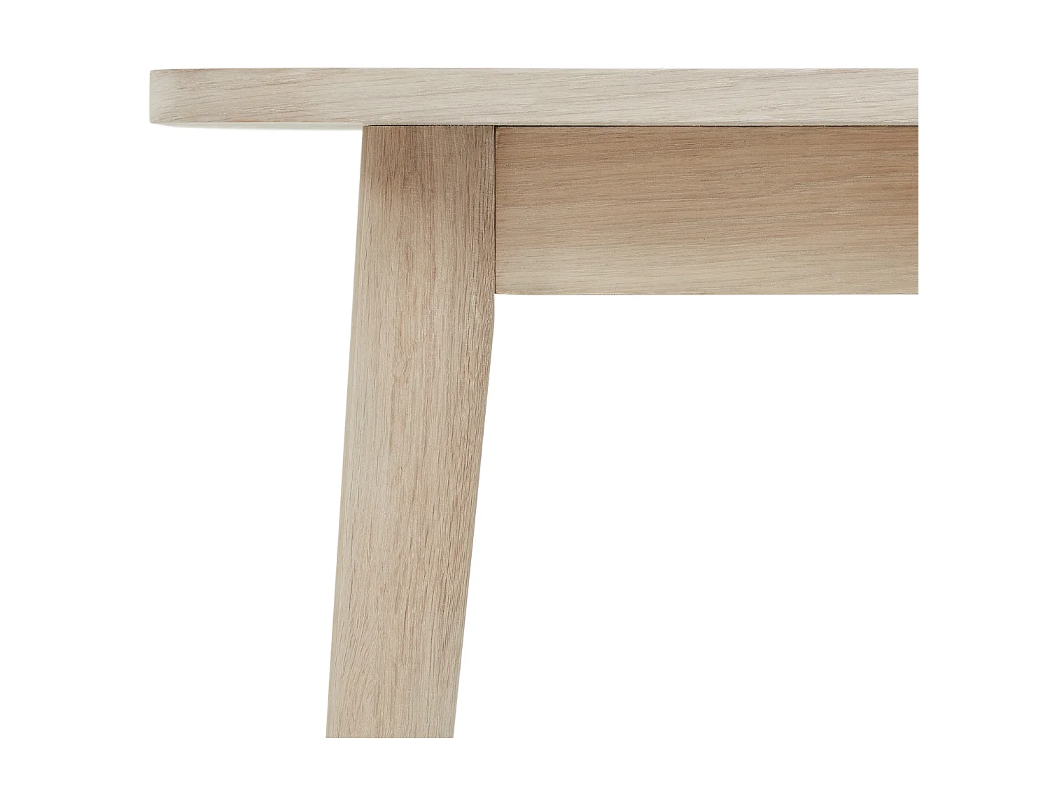 Table basse Nyborg - Carrée - Chêne massif et - huile blanche