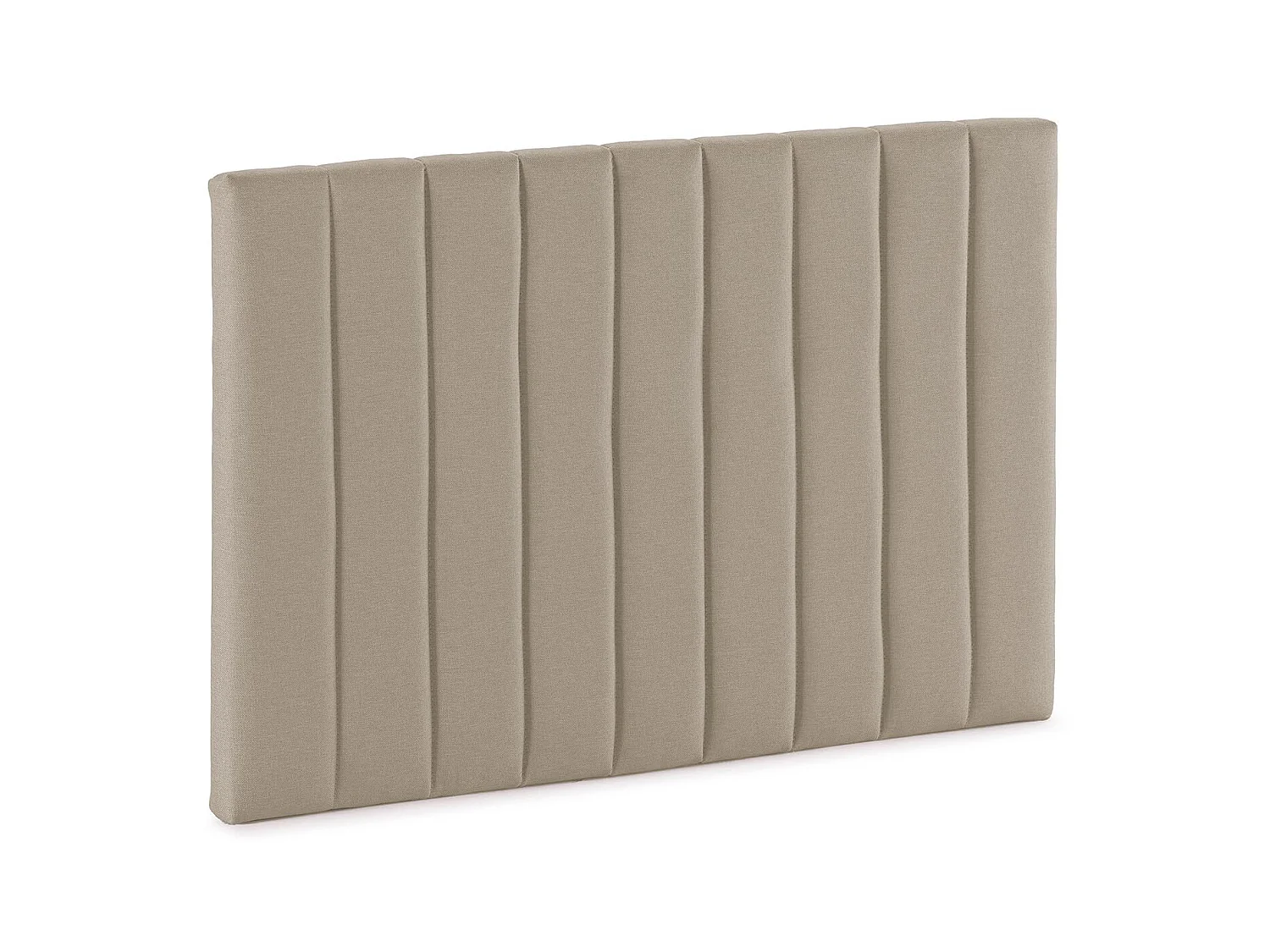 Tête de lit tapissée Eris 90x60 cm Beige