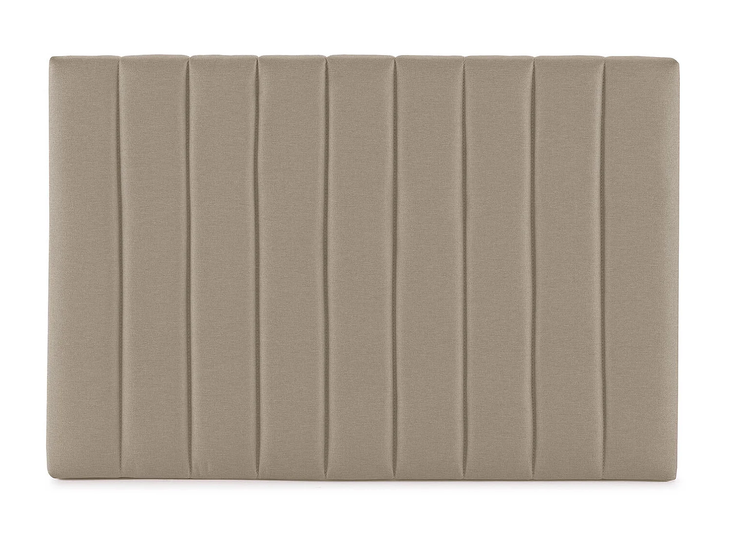 Tête de lit tapissée Eris 90x60 cm Beige