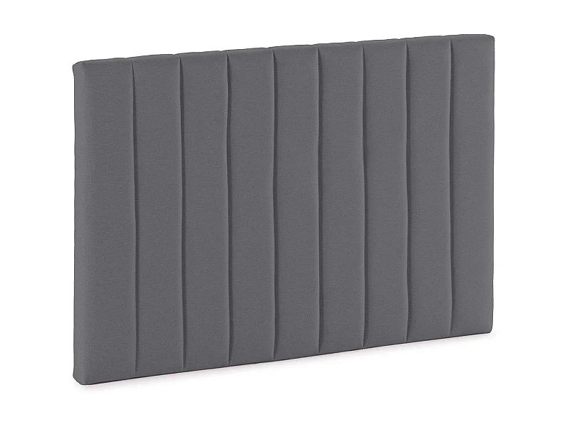 Cabecero Eris tapizado 90x60 cm Gris oscuro