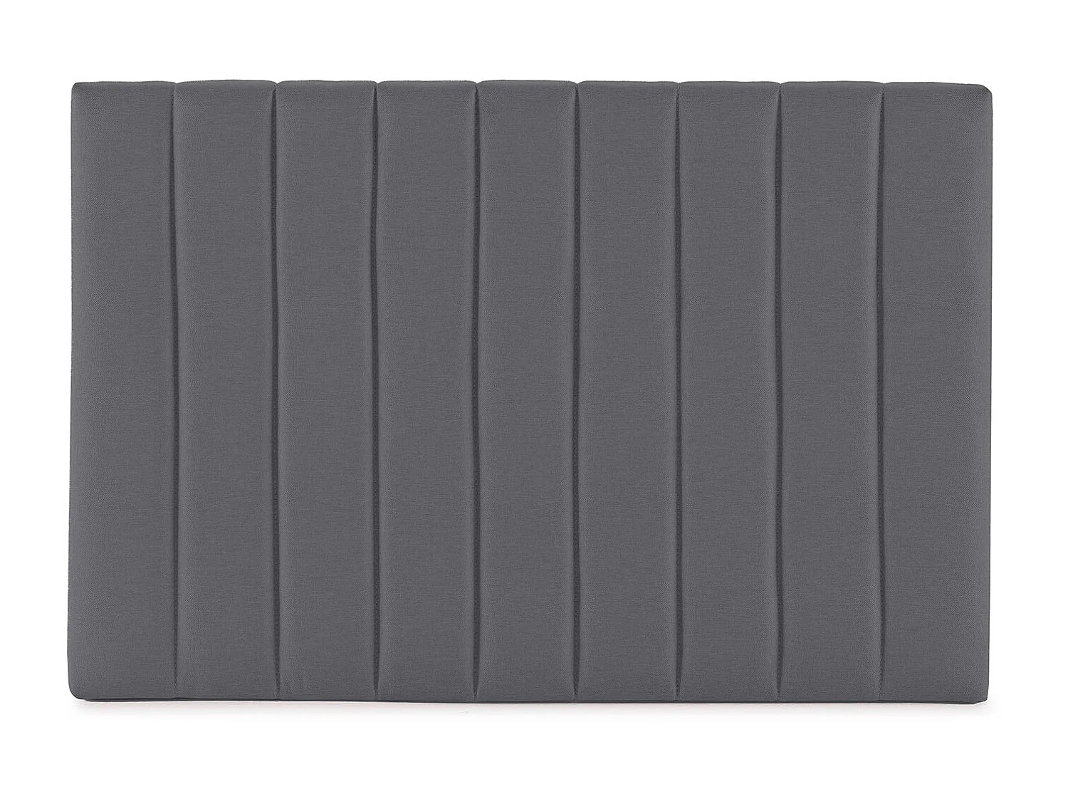 Hoofdeinde Eris gestoffeerd 90x60 cm Donkergrijs