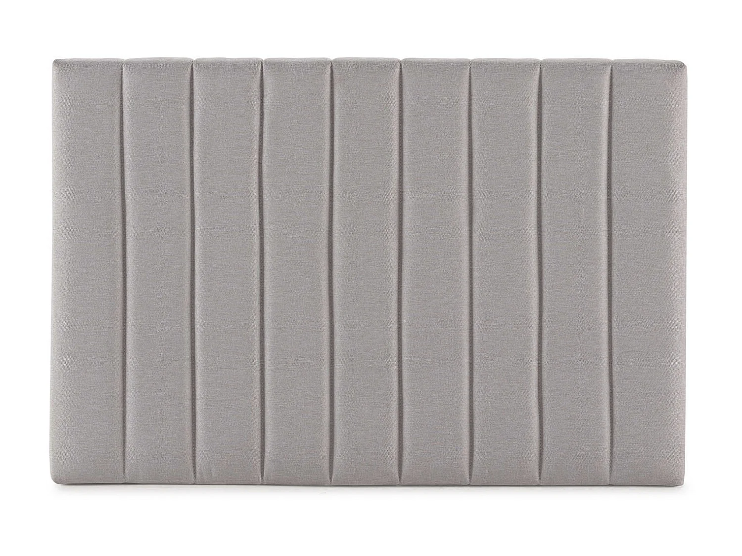 Tête de lit tapissée Eris 90x60 cm Gris clair