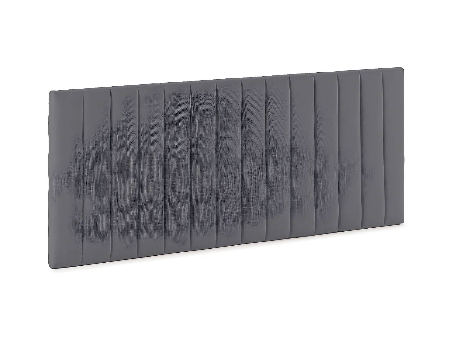 Tête de lit tapissée Eris 150x60 cm Gris foncé