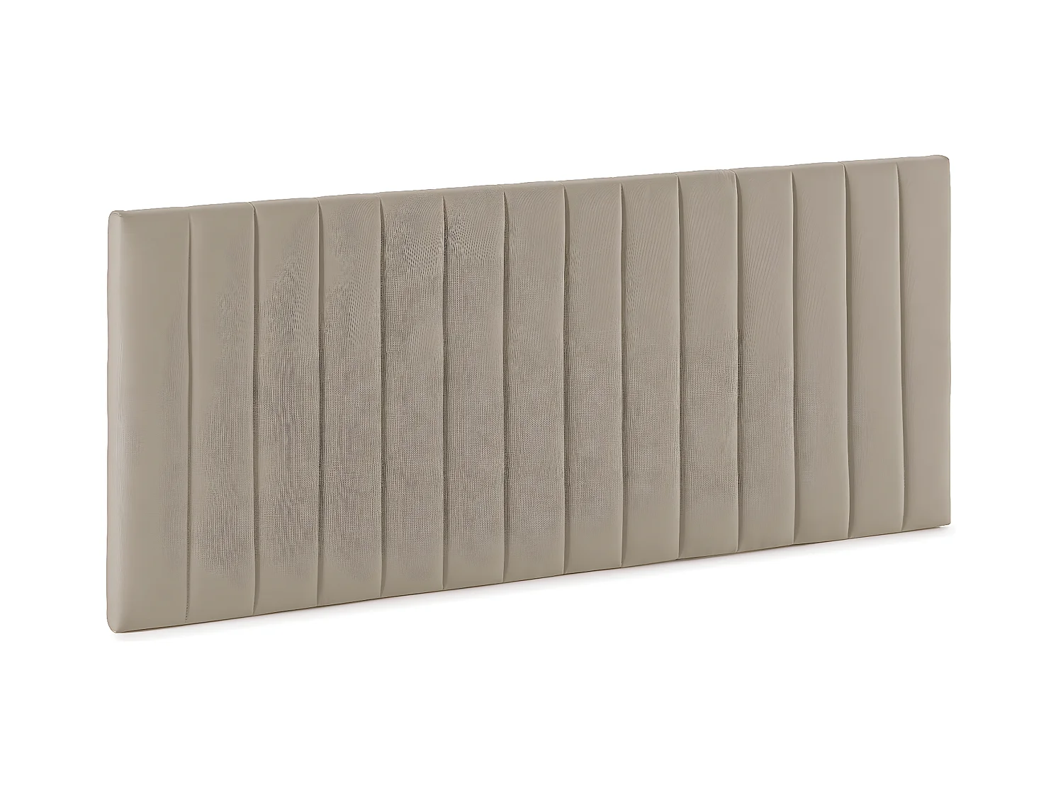 Tête de lit tapissée Eris 160x60 cm Beige