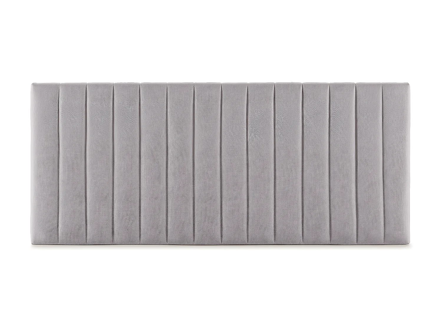 Tête de lit tapissée Eris 150x60 cm Gris clair