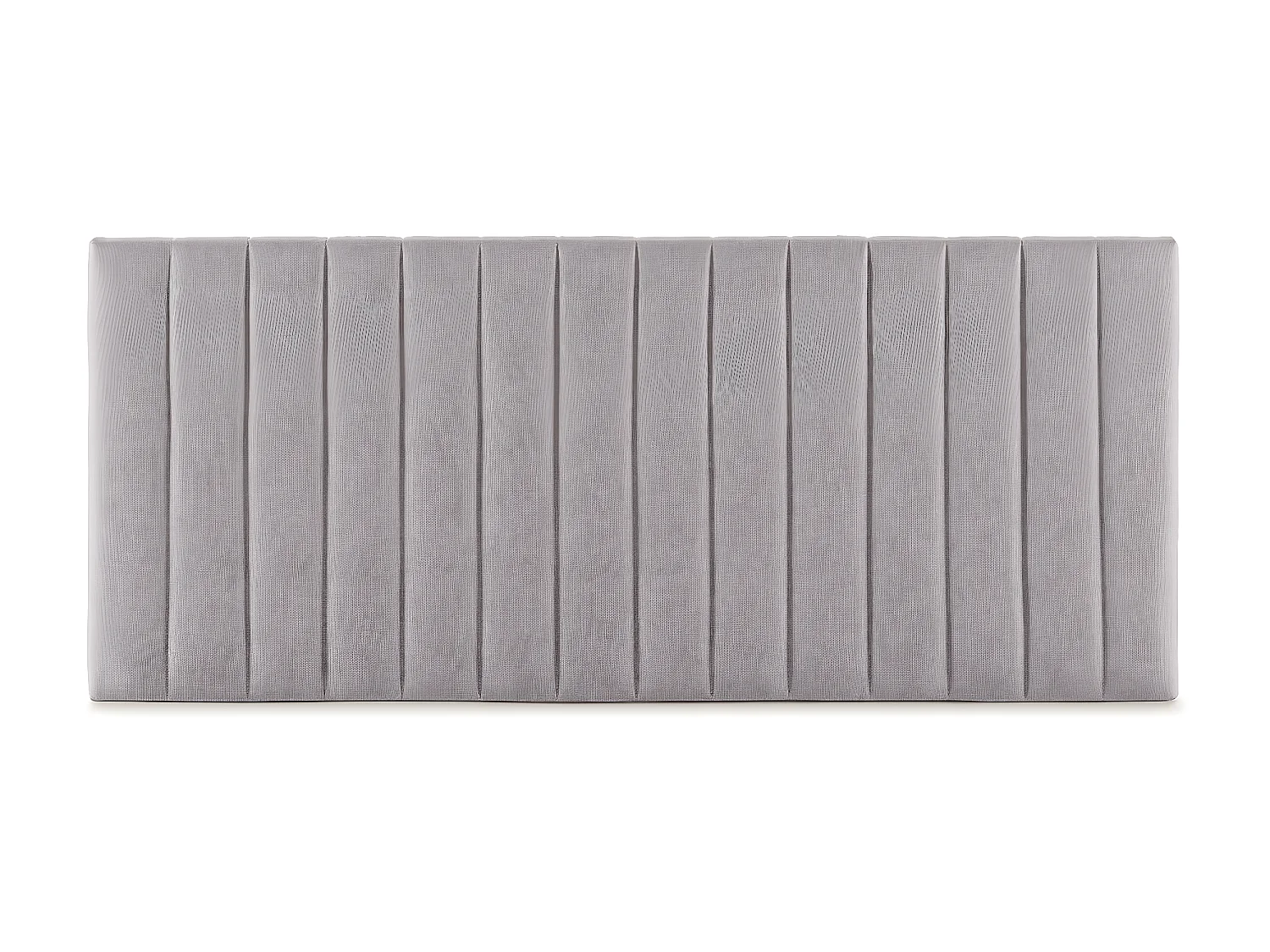 Tête de lit tapissée Eris 140x60 cm Gris clair