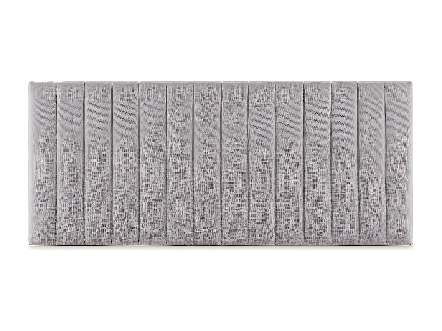 Tête de lit tapissée Eris 160x60 cm Gris clair