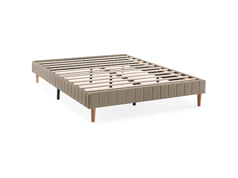 Polsterbett Eris 150x190 cm, Beige