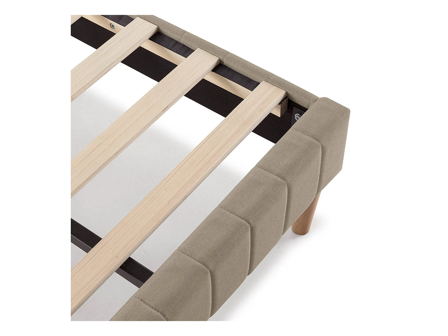 Polsterbett Eris 140x190 cm, Beige