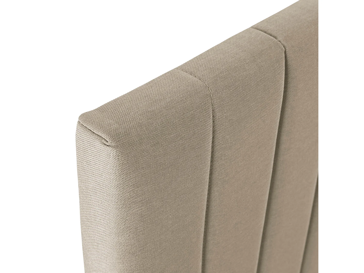 Base tapizada + cabecero Eris 140x190 cm Beige