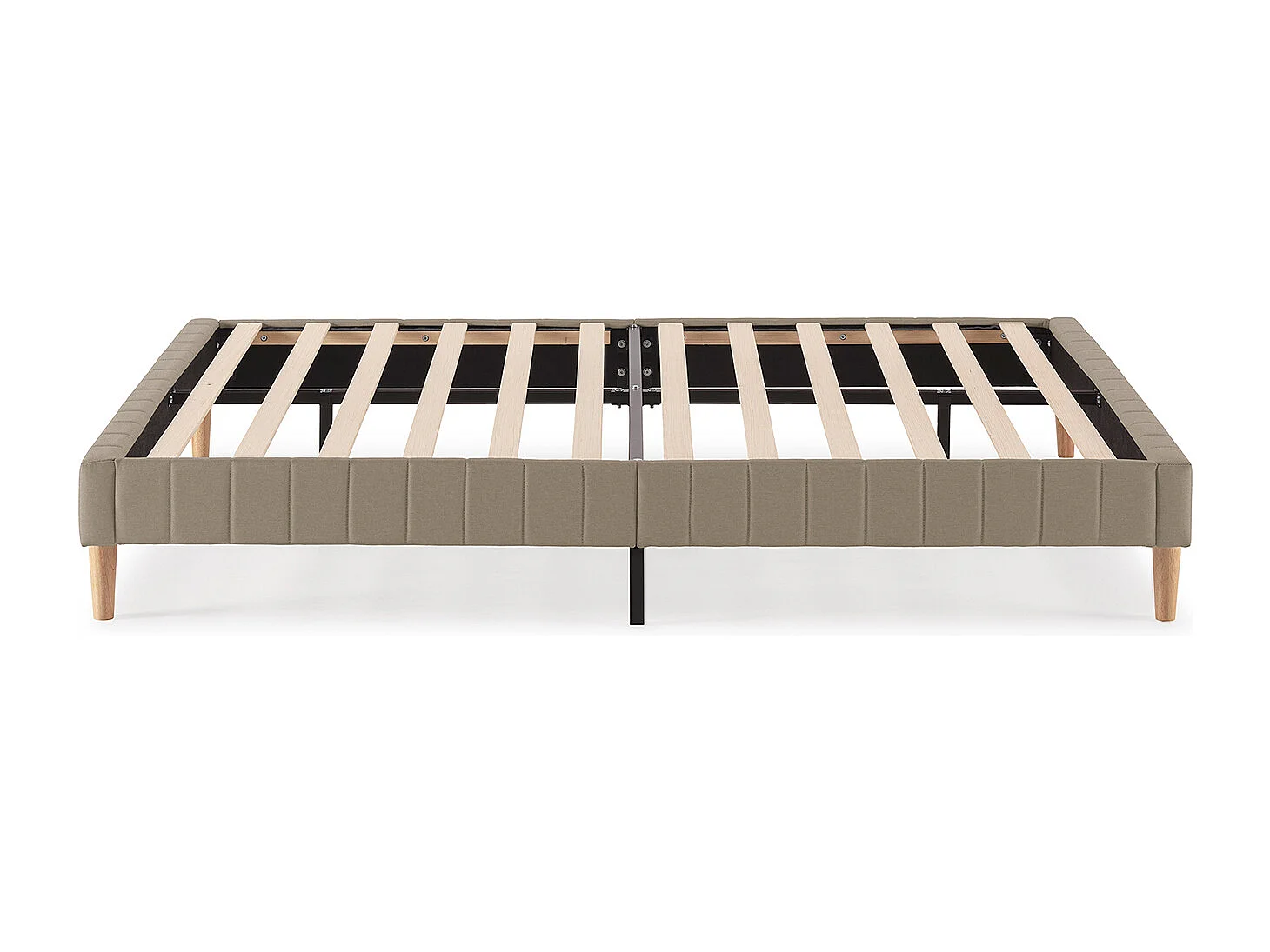 Base rembourrée Eris 160x200 cm Beige