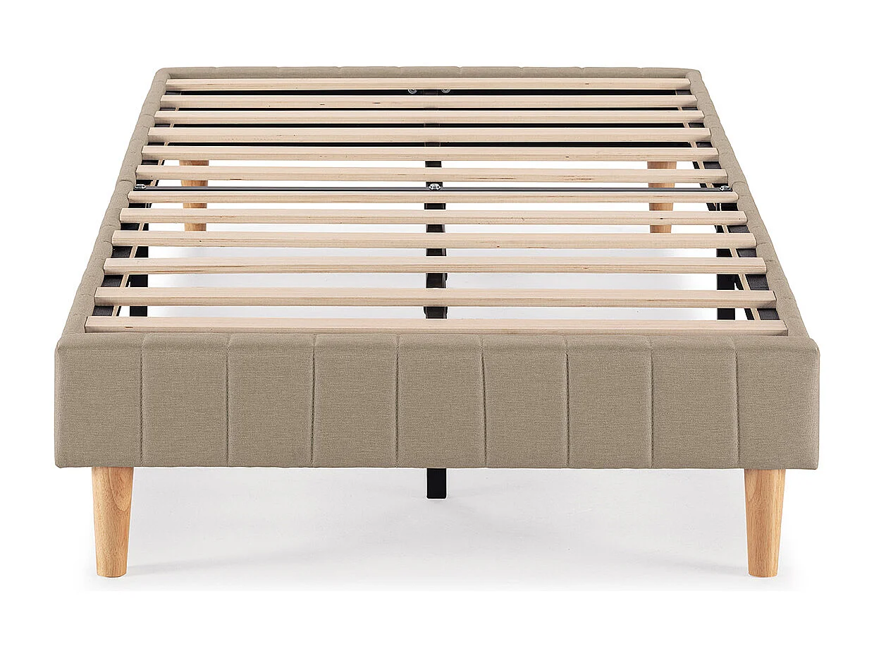 Base rembourrée Eris 90x190 cm Beige