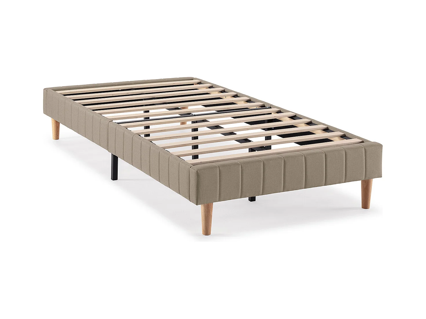 Base rembourrée Eris 90x190 cm Beige