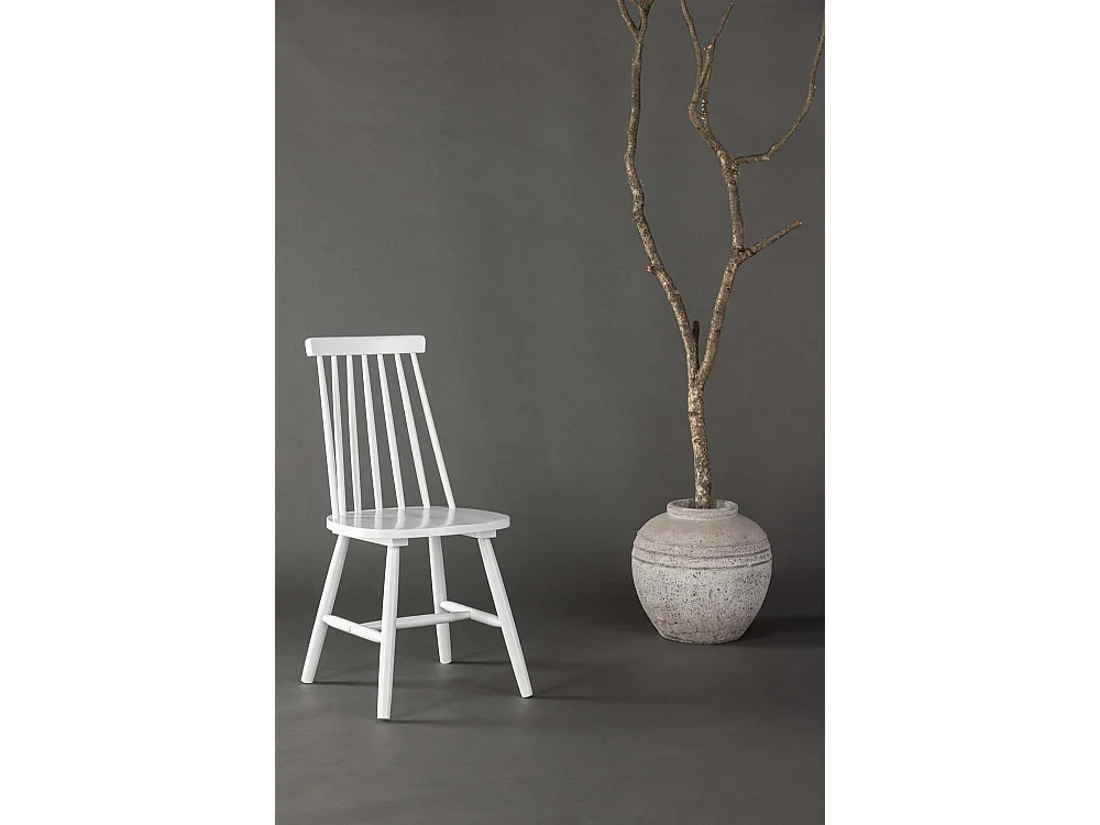 Lönneberga chaise de salle à manger bois blanc