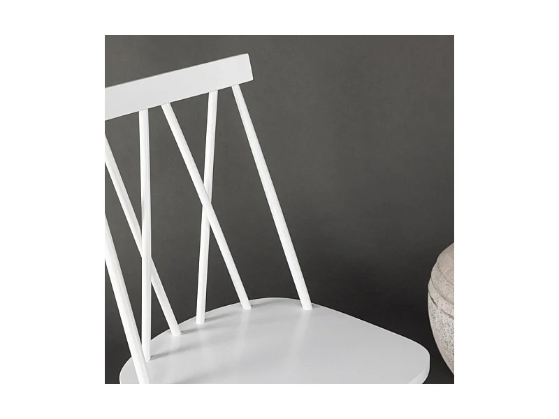 Mariette Esszimmerstuhl Holz weiß.