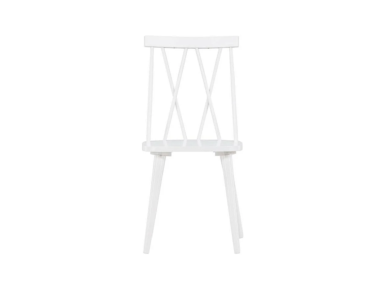 Mariette chaise de salle à manger bois blanc
