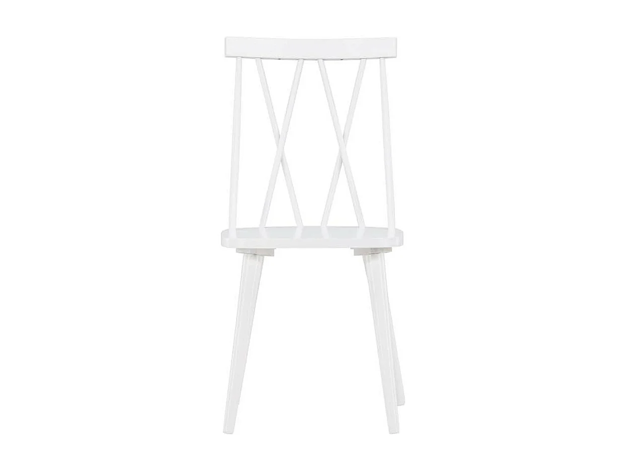 Mariette chaise de salle à manger bois blanc