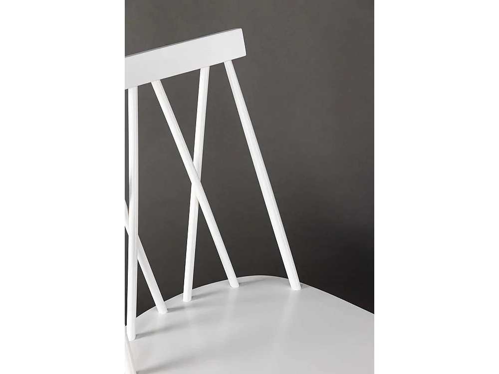 Mariette chaise de salle à manger bois blanc