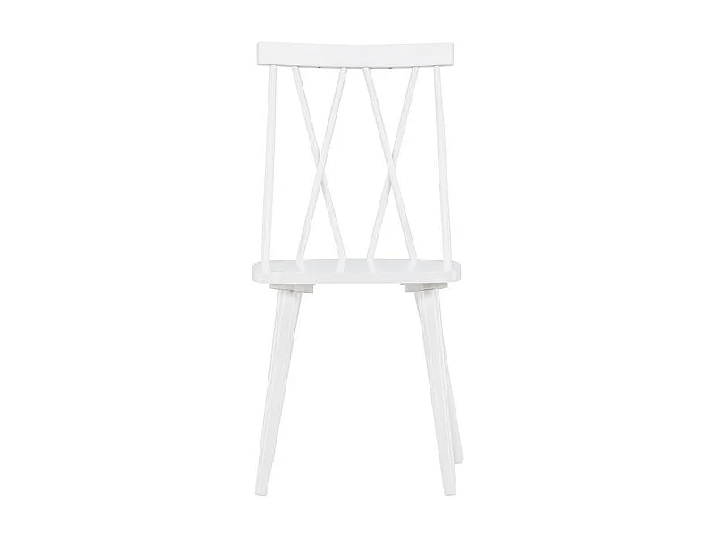 Mariette eetkamerstoel hout wit.