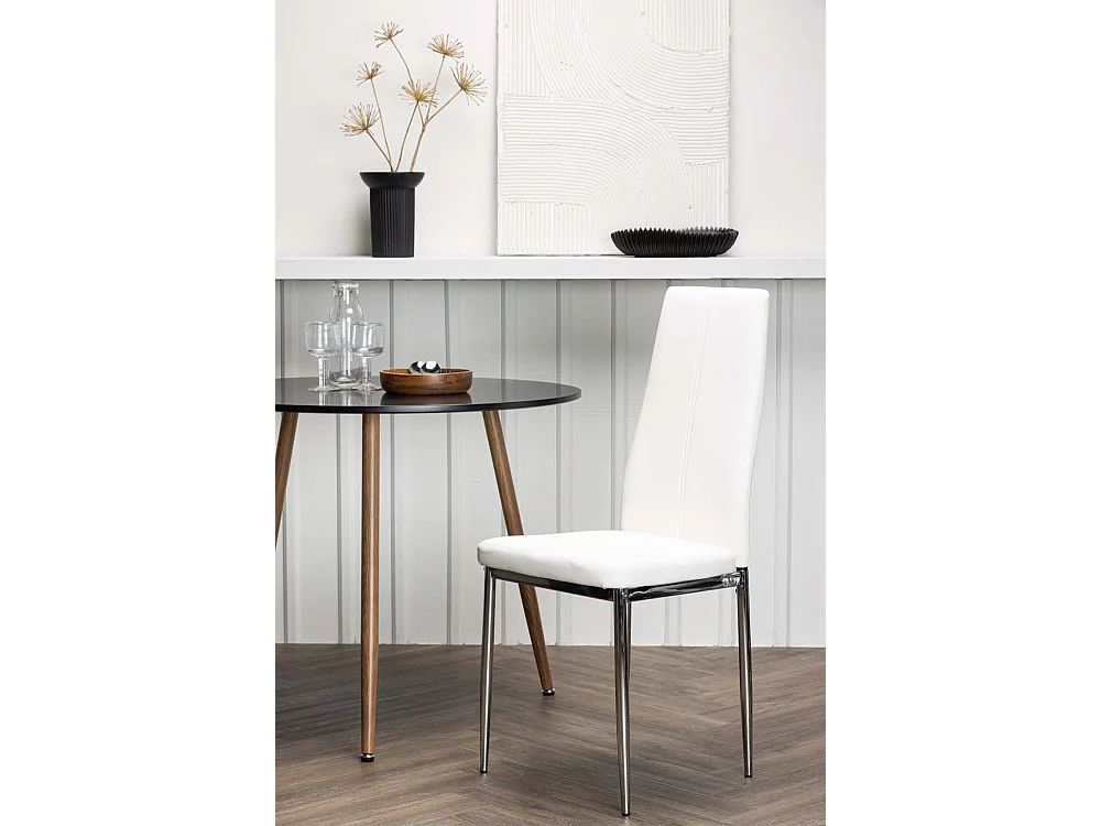 Pastill chaise de salle à manger Simili cuir PU blanc