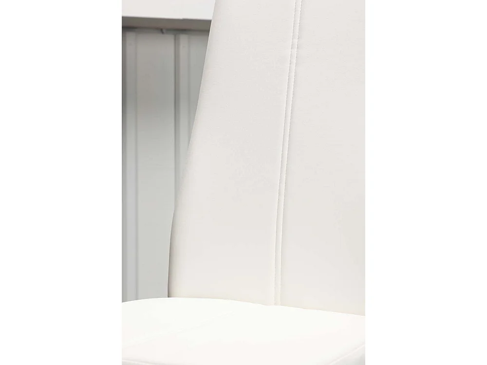 Pastill chaise de salle à manger Simili cuir PU blanc