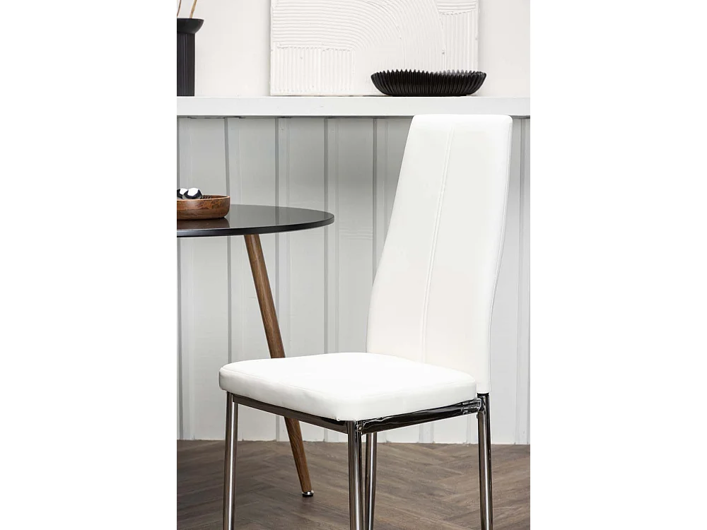 Pastill chaise de salle à manger Simili cuir PU blanc