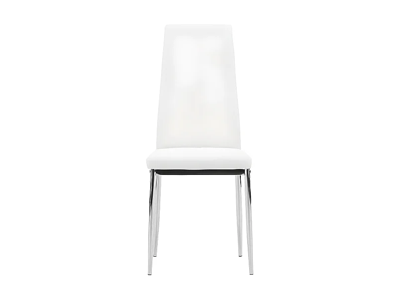 Pastill Esszimmerstuhl PU Kunstleder weiß.