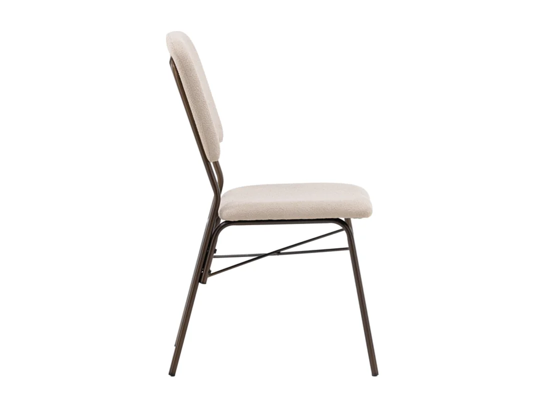 Seda Esszimmerstuhl beige, braun.