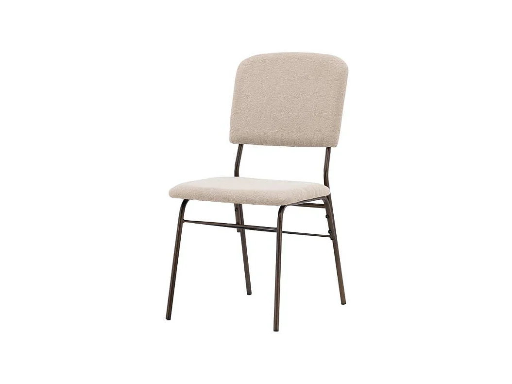 Seda eetkamerstoel beige, bruin.