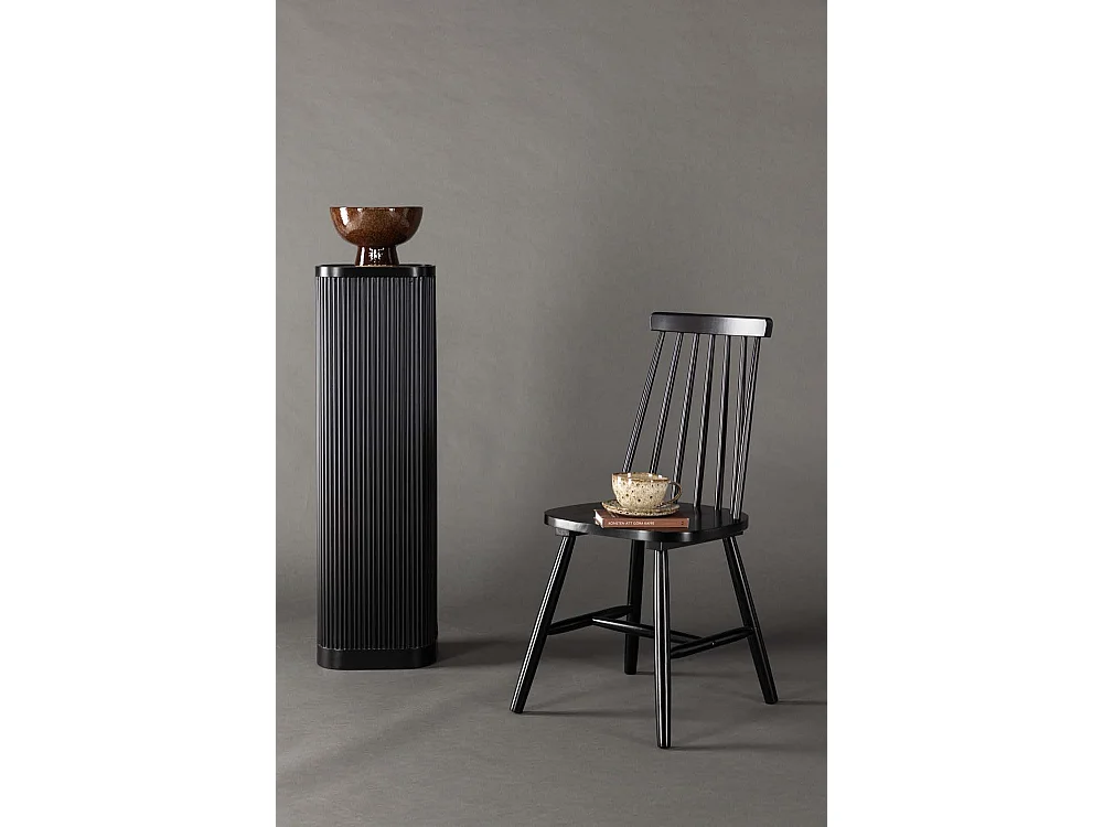 Lönneberga chaise de salle à manger bois noir