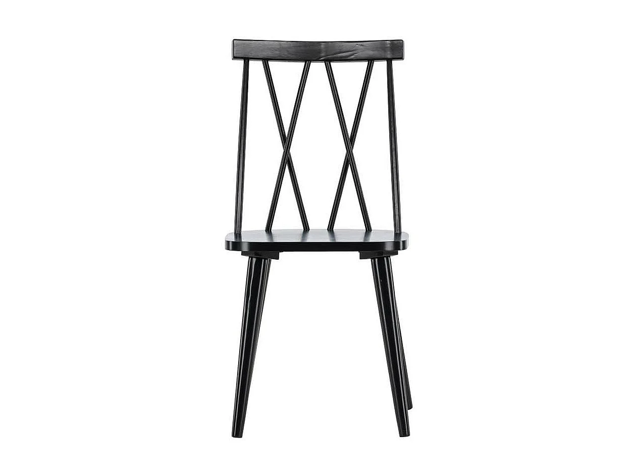 Mariette chaise de salle à manger bois noir