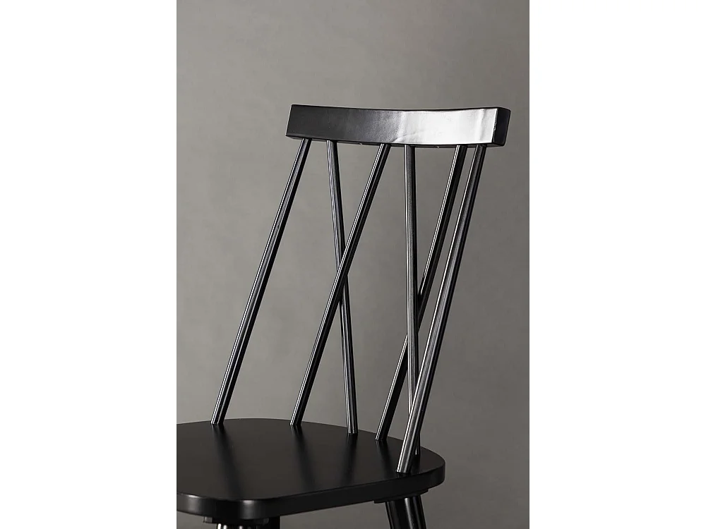 Mariette chaise de salle à manger bois noir