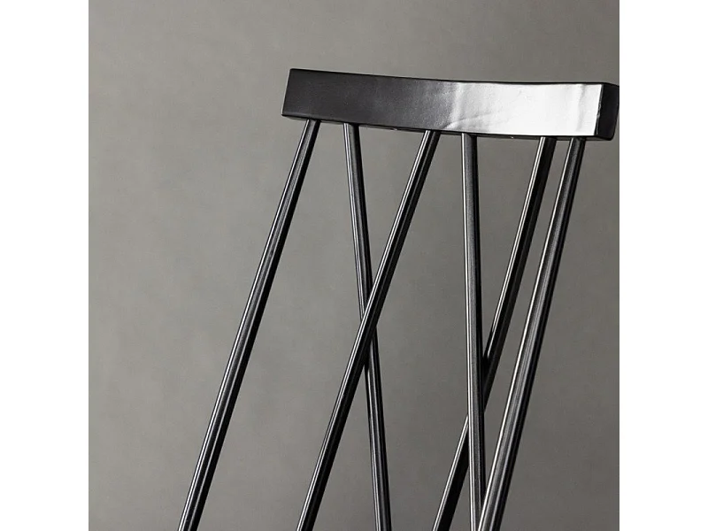 Mariette chaise de salle à manger bois noir