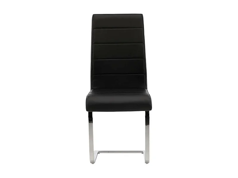 Tempo chaise de salle à manger Simili cuir PU noir