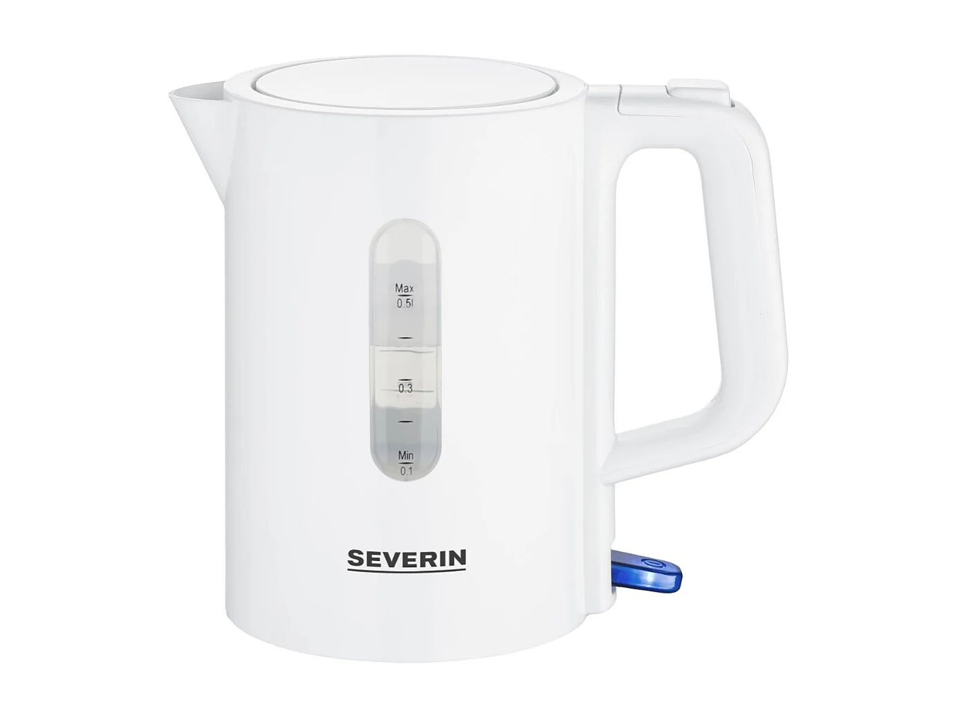 Severin Bouilloire sans fil 0.5l 1100w, blanc - WK3462