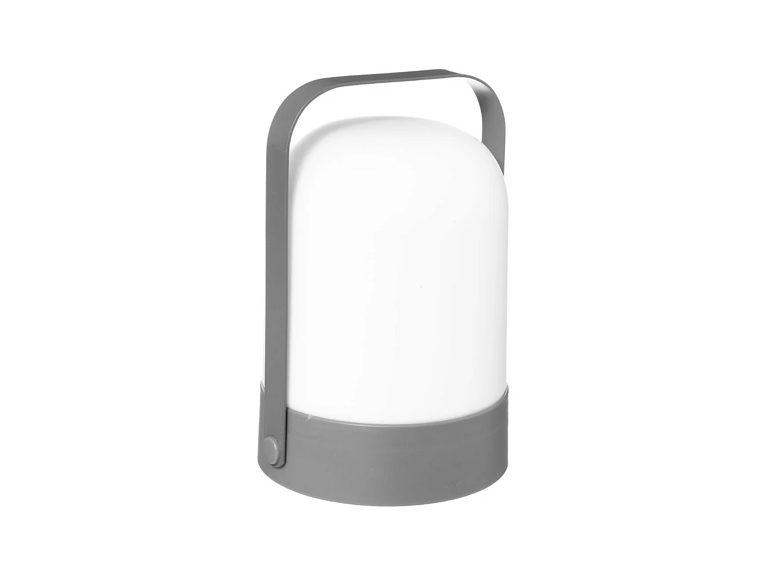 Lampe d'extérieur portative  en métal Gris D 14 x H 22 cm