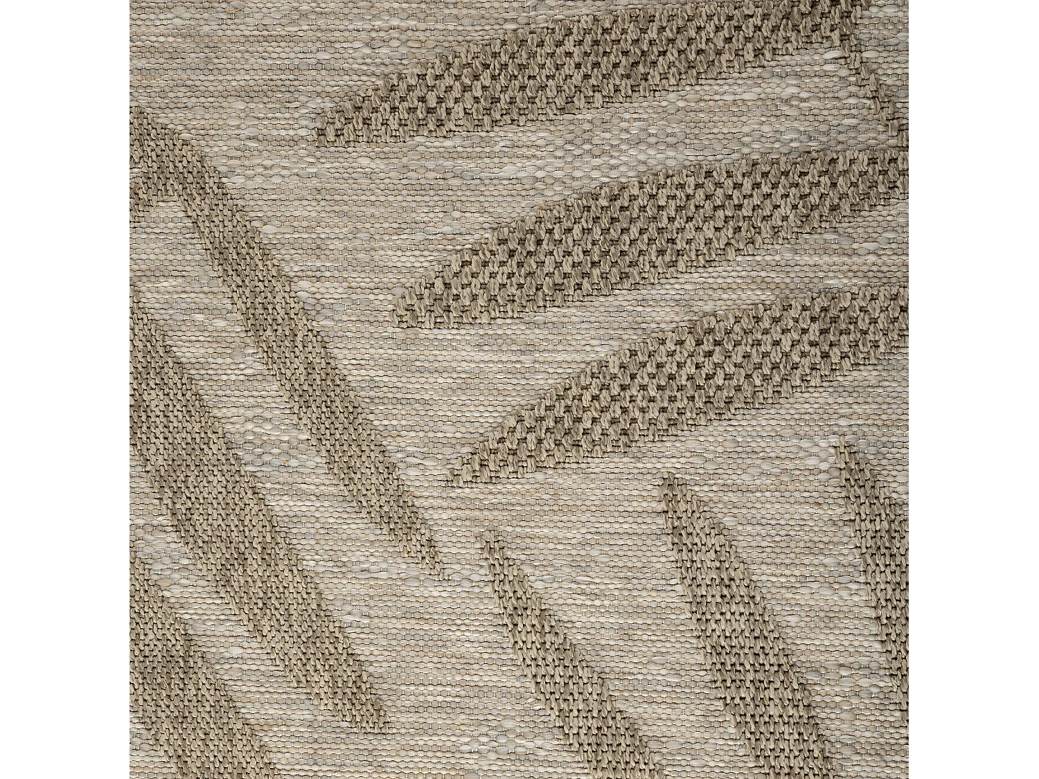 Tapis décoratif Beige Lin pour extérieur ou intérieur 120 x 170 cm