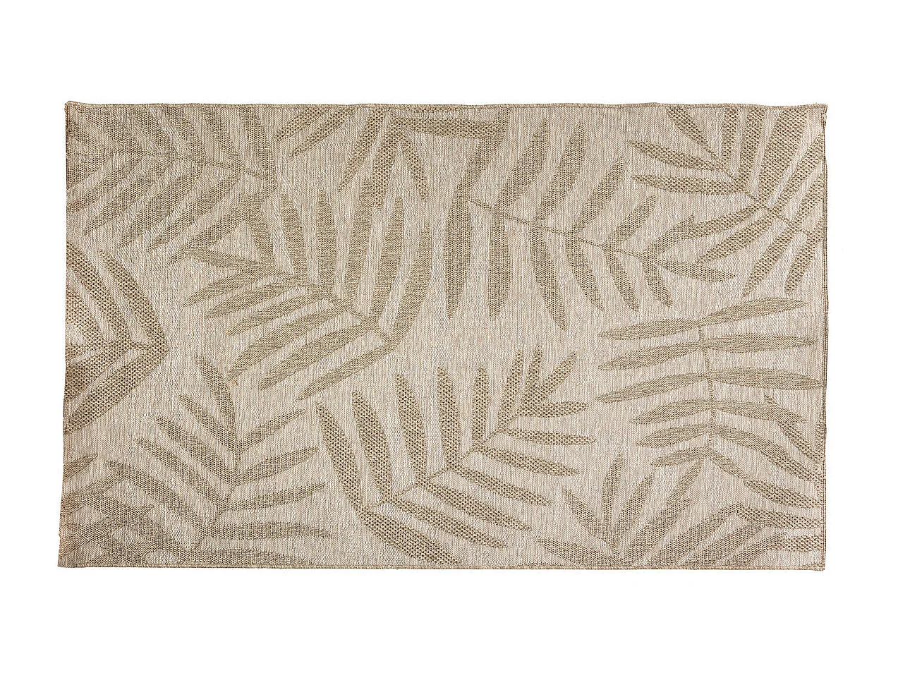 Tapis décoratif Beige Lin pour extérieur ou intérieur 120 x 170 cm