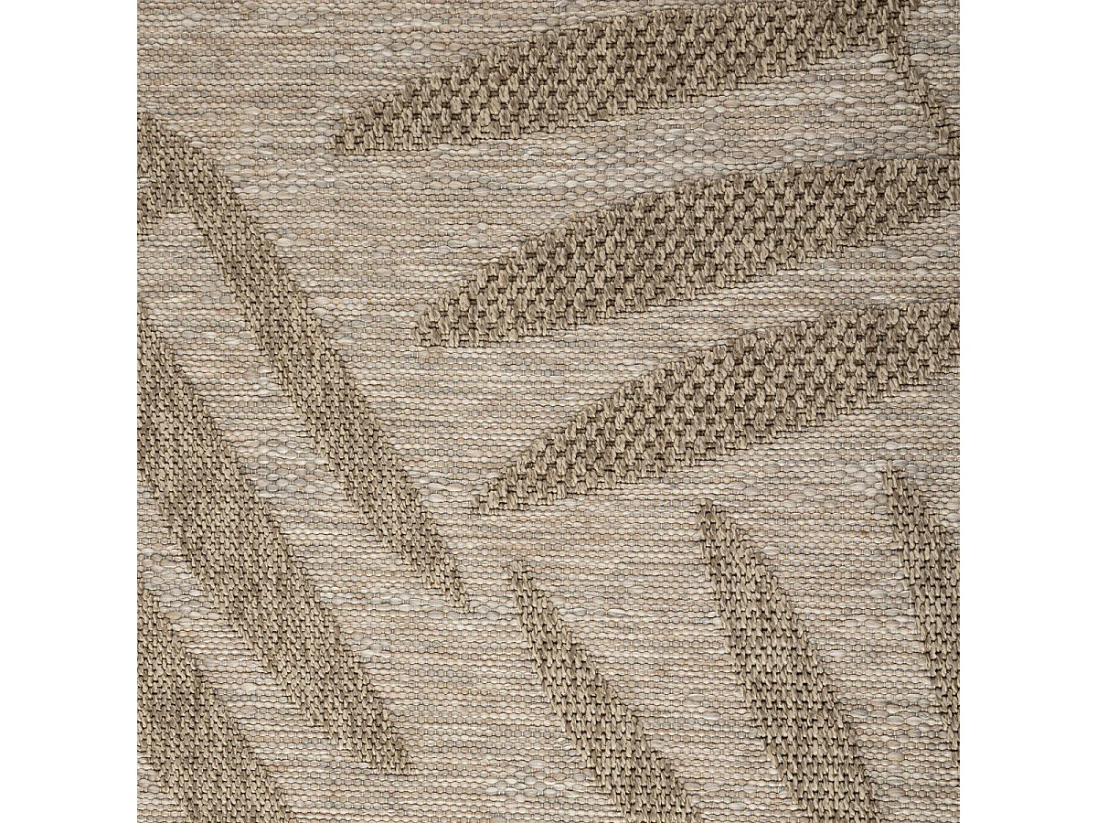 Tapis décoratif Beige Lin pour extérieur ou intérieur 120 x 170 cm