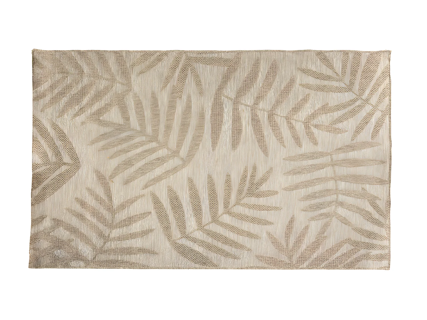 Tapis décoratif Beige Lin pour extérieur ou intérieur 160 x 230 cm