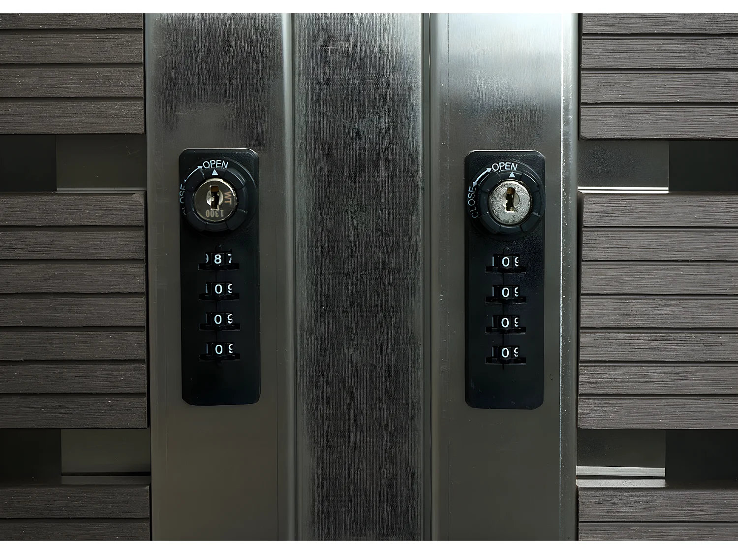 Mülltonnenverkleidung MCW-K14 (3er), Anthrazit