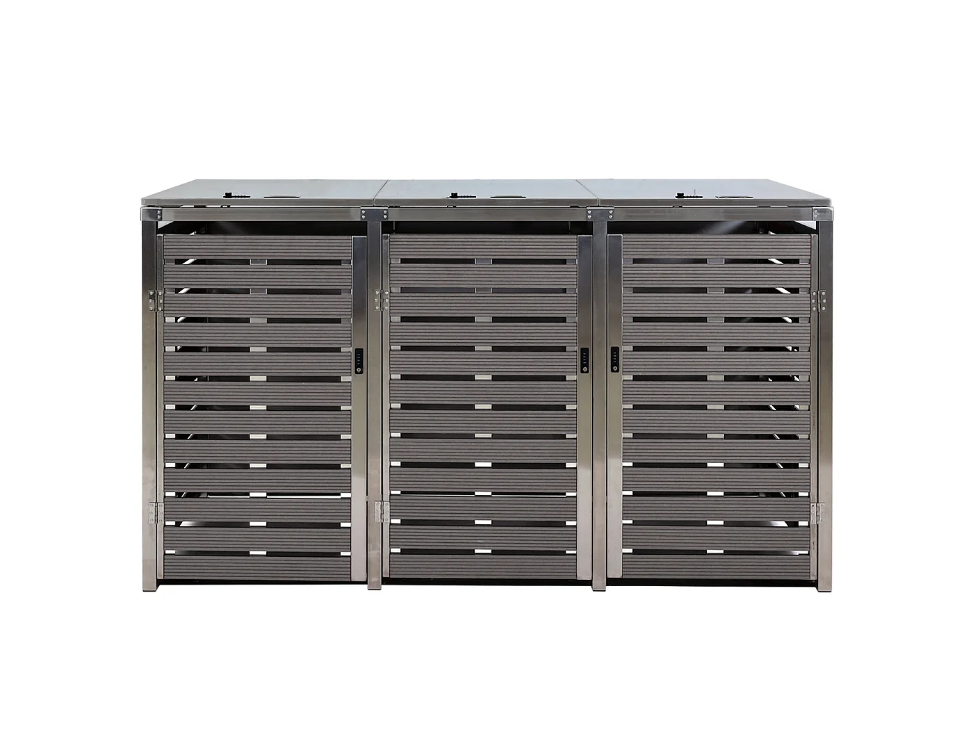 Mülltonnenverkleidung MCW-K14 (3er), Anthrazit