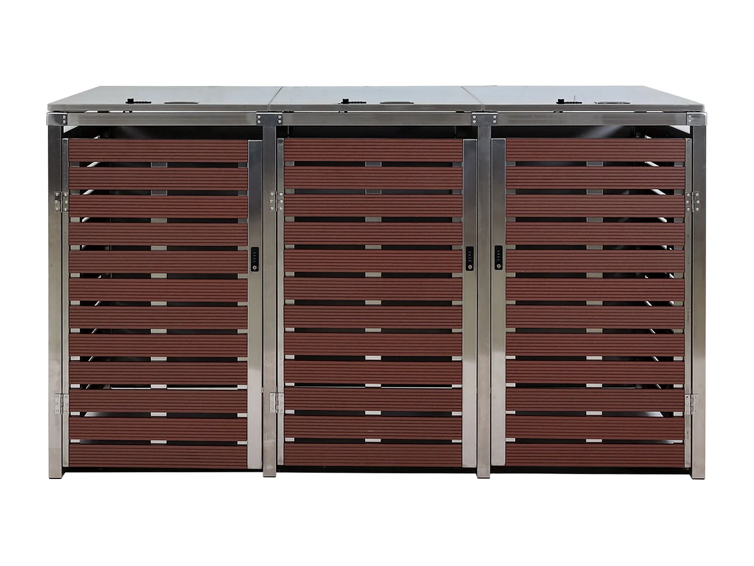 MCW-K14 bin cover (set of 3),  walnut wood finish