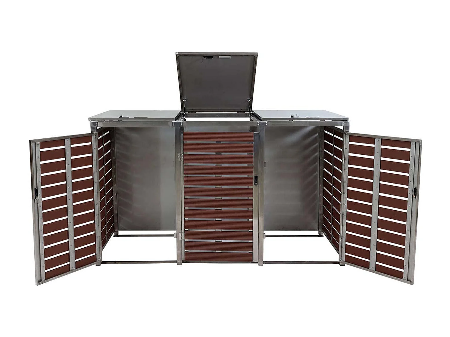 MCW-K14 bin cover (set of 3),  walnut wood finish